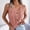 Pink, variant on Njoeus Women's Tank Tops Casual Button V-Neck Knit Tanks Summer Sleeveless Shirts Camisole Tops for Women Trendy Blouse