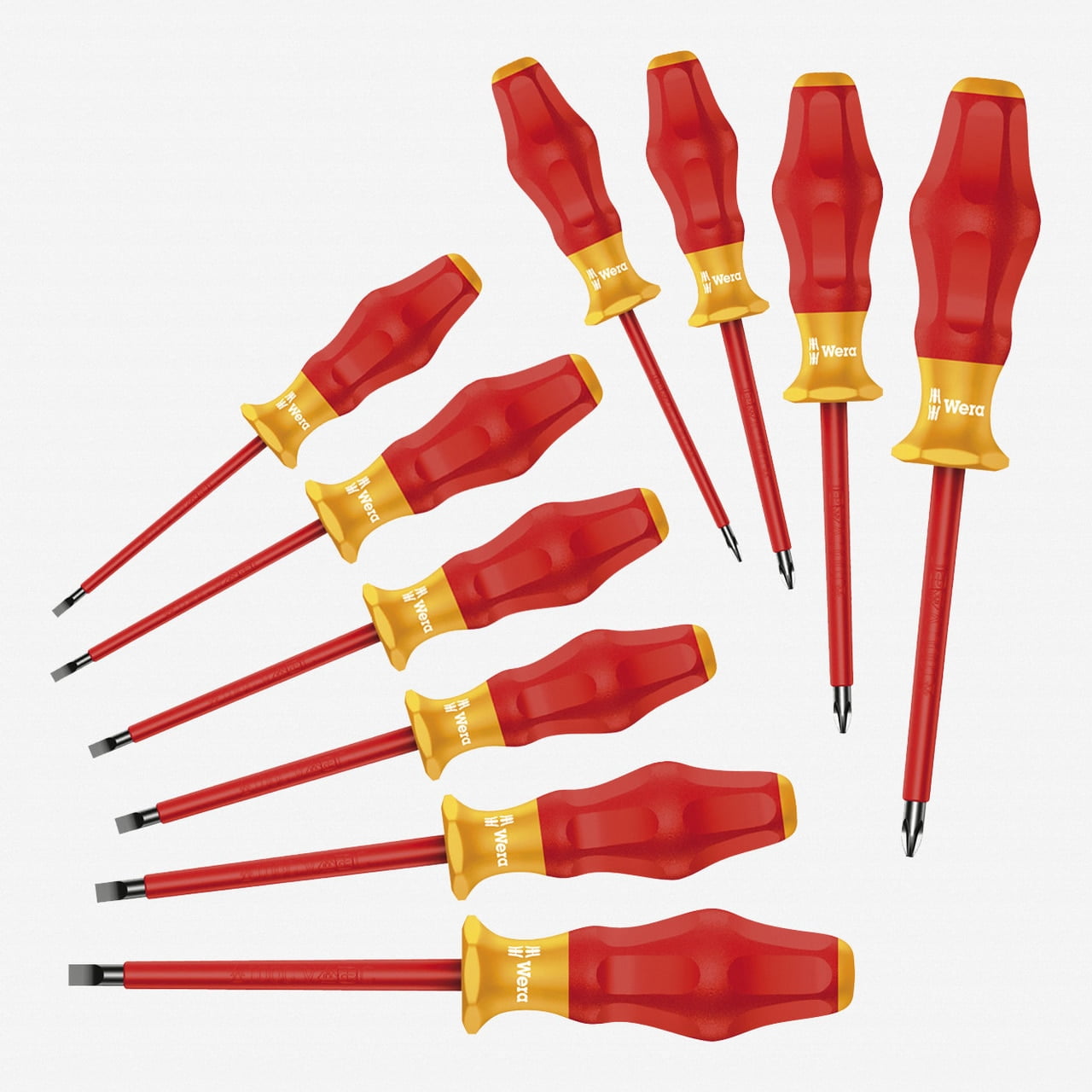 Wera 345210 VDE Insulated Slotted/Phillips Safety Screwdriver Set