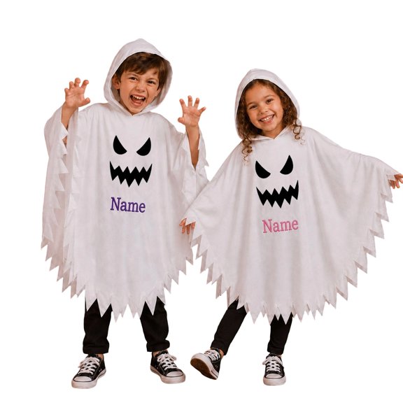 LRen Kids Halloween Shirts, Pumpkin Hooded Clothes, Loose Festive Outerwear for Boys Girls Halloween Gift Holiday Party Wear