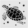 thumbnail image 1 of Sea Turtle Stencils Sea Creature Painting Stencils for Art Painting on Wood Scrabooking Cardmaking and DIY Wall Floor Decoration, 1 of 9