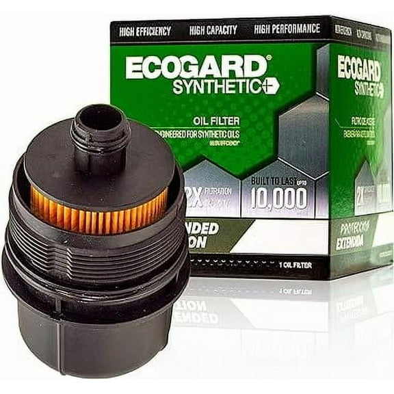 ECOGARD S11880 Premium Cartridge Engine Oil Filter for Synthetic Oil Fits Ram 1500 3.0L DIESEL 2020-2021 | Jeep Wrangler 3.0L DIESEL 2020-2021, Gladiator 3.0L DIESEL 2021-2022