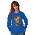 thumbnail image 4 of Will Trade Sister for Pizza Joke Unisex Plus Fleece Graphic Sweatshirt Brisco Brands 3X, 4 of 5