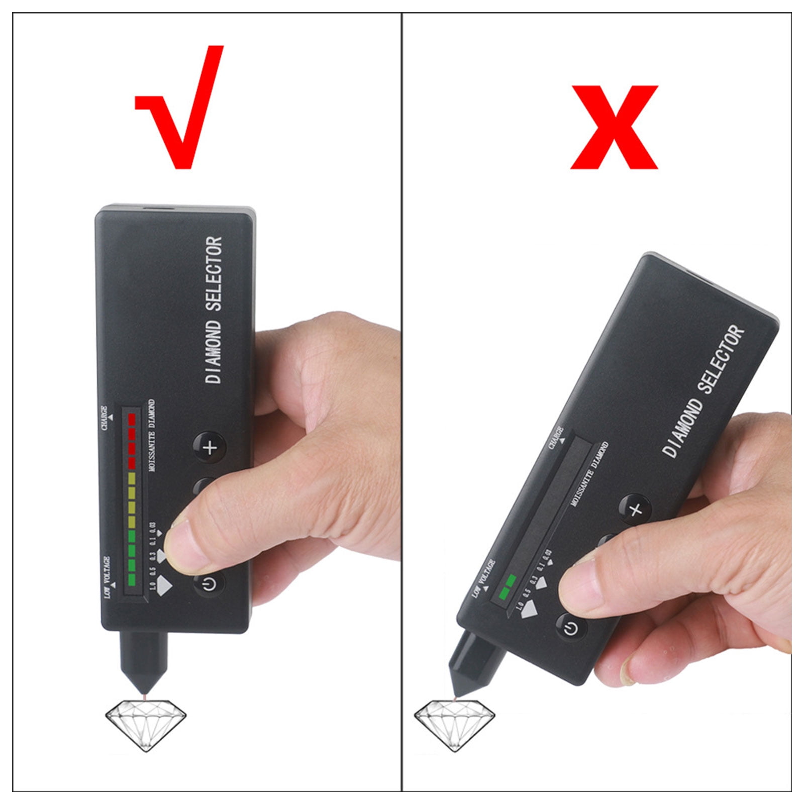 Moissanites Gemstones Detector Portable Jewelry Tester Delivering Accurate Hardness Result for Various Gemstones