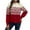 Red, variant on DailyTrove Womens Pink Gray Plaid Cardigan - Loose Fit Casual Daily Layering Wear ,Pink ,S