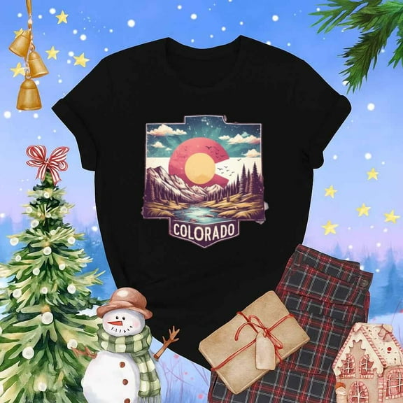 Colorado State Rocky Mountain Adventure Travel Souvenir Unisex T-Shirt up to 5XL
