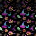 thumbnail image 7 of Girls Halloween Leggings Cute Pumpkin/Ghost/Bats Graphic Printed Soft Stretchy Jeggings Pants Holiday Outfits (4 Years, Style #D), 7 of 7