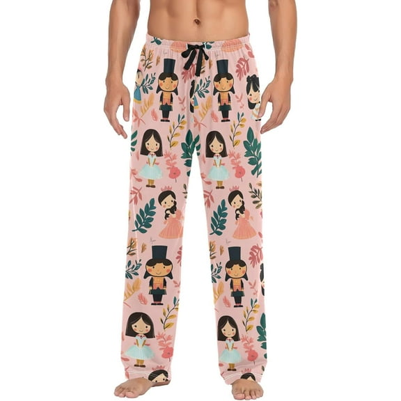 Top-kevin Cartoon Characters Mens Pajama Pants with Drawstring Pockets Lounge Pants Casual Pajama Bottoms Men Sleep PJ Pants