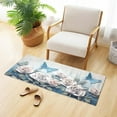 thumbnail image 2 of SKYSONIC White Roses Kitchen Mats 20"x39" Absorbent Non Slip Runner Rug Machine Washable Kitchen Floor Mat for Home Bathroom Door, 2 of 7