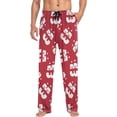 thumbnail image 3 of GZHJMY Christmas Snowman Pajama Pants for Men, Lounge Pants Lightweight Men Pajama Bottoms with Drawstring Pockets, Christmas New Year Birthday Gifts, Medium, 3 of 6