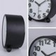 thumbnail image 4 of Silent Analog Alarm Clock,Black Metal Large 3D Digits,Non Ticking Table Clock with Night Light Bedside Alarm Clock 10.8cm, 4 of 4