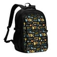 thumbnail image 1 of Balery Basketball Mochila con carga USB para hombre y mujer - Mochila impermeable y antirrobo para portátil con puerto USB para viajes, trabajo, estudios y universidad, 1 of 7