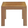 thumbnail image 4 of Modway Upland Solid Teak Wood Outdoor Patio Side Table in Natural, 4 of 4