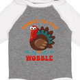 thumbnail image 4 of Inktastic Gobble Wobble Turkey Boys or Girls Long Sleeve Baby Bodysuit, 4 of 5