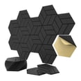 thumbnail image 1 of Paquete de 12 Paneles AcúSticos Autoadhesivos, Paneles de Espuma Hexagonales una Prueba de Sonido, Acolchado una Prueba de Sonido para Pared Utilizado para Estudio A, 1 of 7