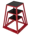 thumbnail image 1 of Steel Plyometric Jump Box – Anti-Slip Fitness Step Platform for Flexibility, Strength & Conditioning, Durable Home or Gym Workout Equipment, 1 of 8