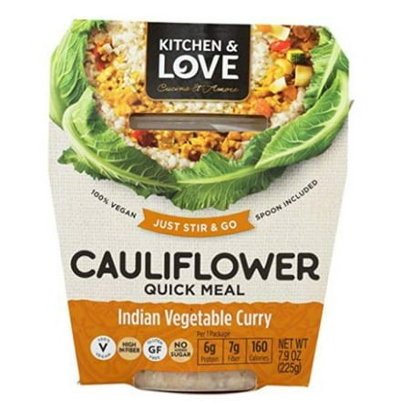 Pack of 2 - Cucina & Amore Cauliflower Indian Vegetable Curry Meal 7.9