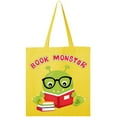 thumbnail image 3 of Inktastic Book Monster Boy Tote Bag, 3 of 4