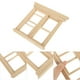thumbnail image 3 of Accesorio de ventana para casa de muñecas, mini casa de madera en blanco, decoración DIY, 3 of 8
