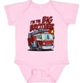 thumbnail image 3 of Inktastic Big Brother Fire Truck Boys Baby Bodysuit, 3 of 5