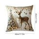 thumbnail image 3 of Ireezec Linen Christmas Pillow Cover Holiday Decor Sofa Cushion Ca Farmhou Style Decorative Throw Pillow Cover for Living Room Bedroom asonal Home Accents, 3 of 6