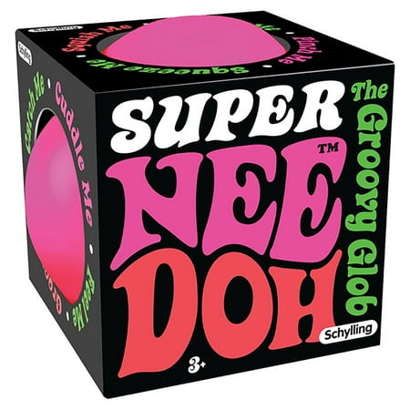 UPC: 0019649235186 | Schylling NeeDoh The Groovy Glob! Squishy Squeezy Stretchy Stress Ball – Colors Vary