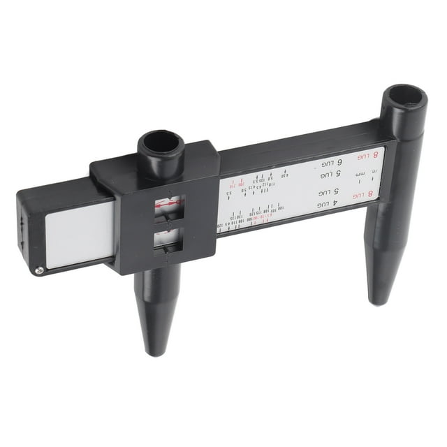 Measuring Wheel, Wheel Ruler Wheel Alignment Tool Wheel Offset Measuring Tool with Sliding Measuring for Automotive Enthusiasts and Professionals Alike