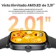 thumbnail image 4 of Haylou Rs5 Smartwatch 2.01'' Pantalla Amoled Hd Llamada Bluetooth Asistente De Voz Reloj Inteligente Deportivo Con Función De Sos Resistente Al Agua Y Con Dos Correas, Ls19, Negro, 4 of 8