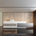 thumbnail image 2 of Luxury Counter Reception Desks Computer Rostrum Cashier Commercial Reception Desks Club Bureau Meuble Minimalist Furniture My Lux Decor Round, 2 of 6