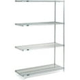 thumbnail image 2 of Nexel Stainless Steel, 5 Tier, Wire Shelving Add-On Unit, 72"W x 36"D x 86"H, 2 of 3