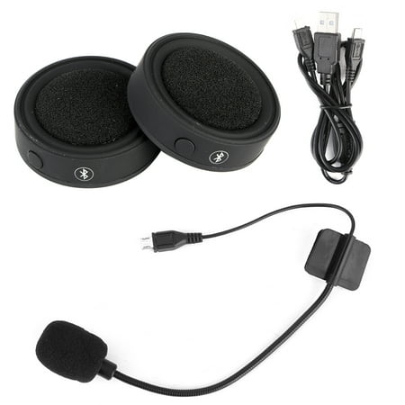 LHCER Riding Accessory,BT17 Waterproof Helmet Headphone Stereo Music Motorcycle Riding Hands- Headset