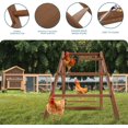 thumbnail image 3 of Chicken Perch for Pet's Healthy and Happy,4 Chicken Roosting Bars with Swing Fit for 8-10 Chickens,Ideal for Backyard Coops,Farms,Easy to Assemble and Clean, 3 of 7