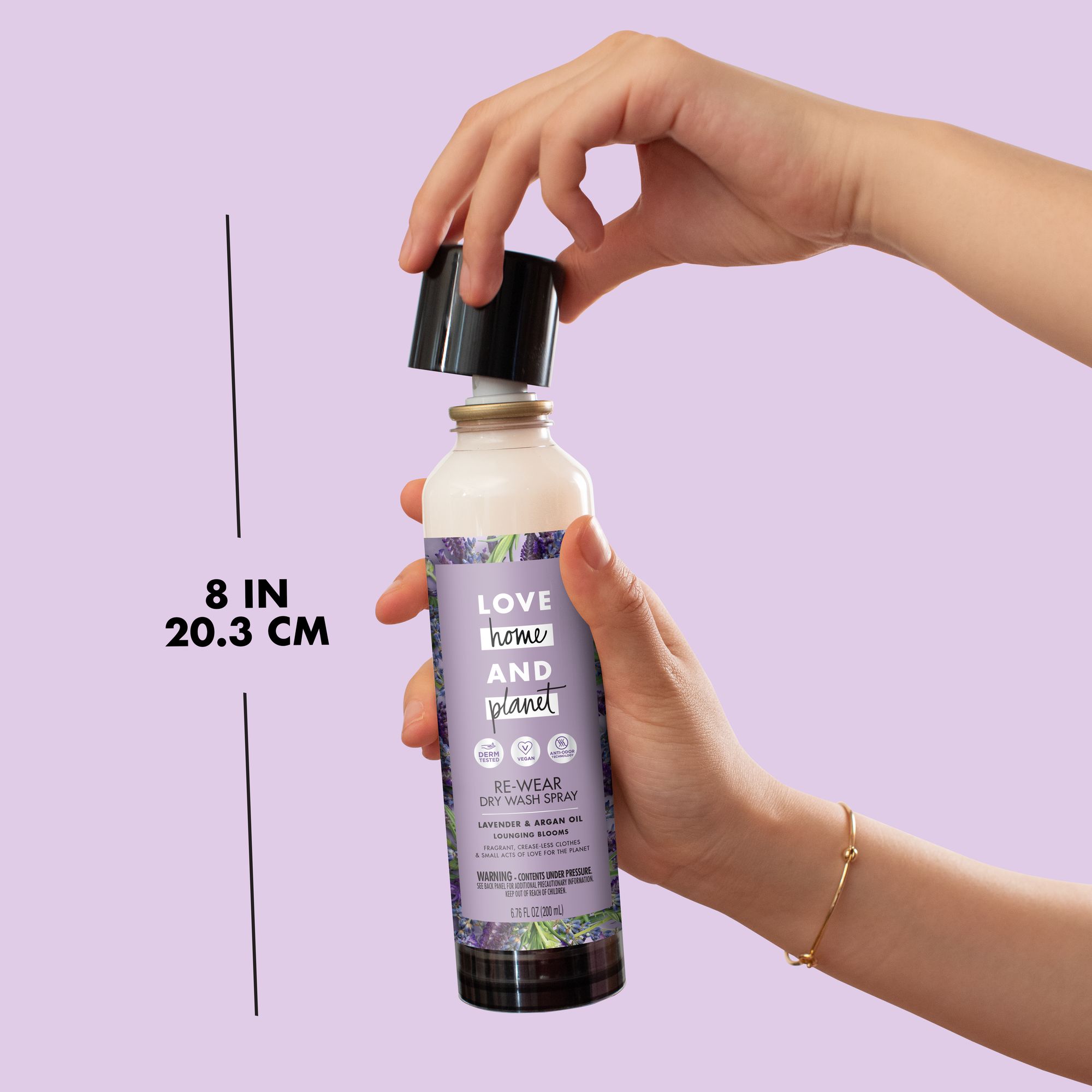 Love Home and Planet Dry Wash Spray Lavender & Argan Oil 6.7 oz - image 4 of 8