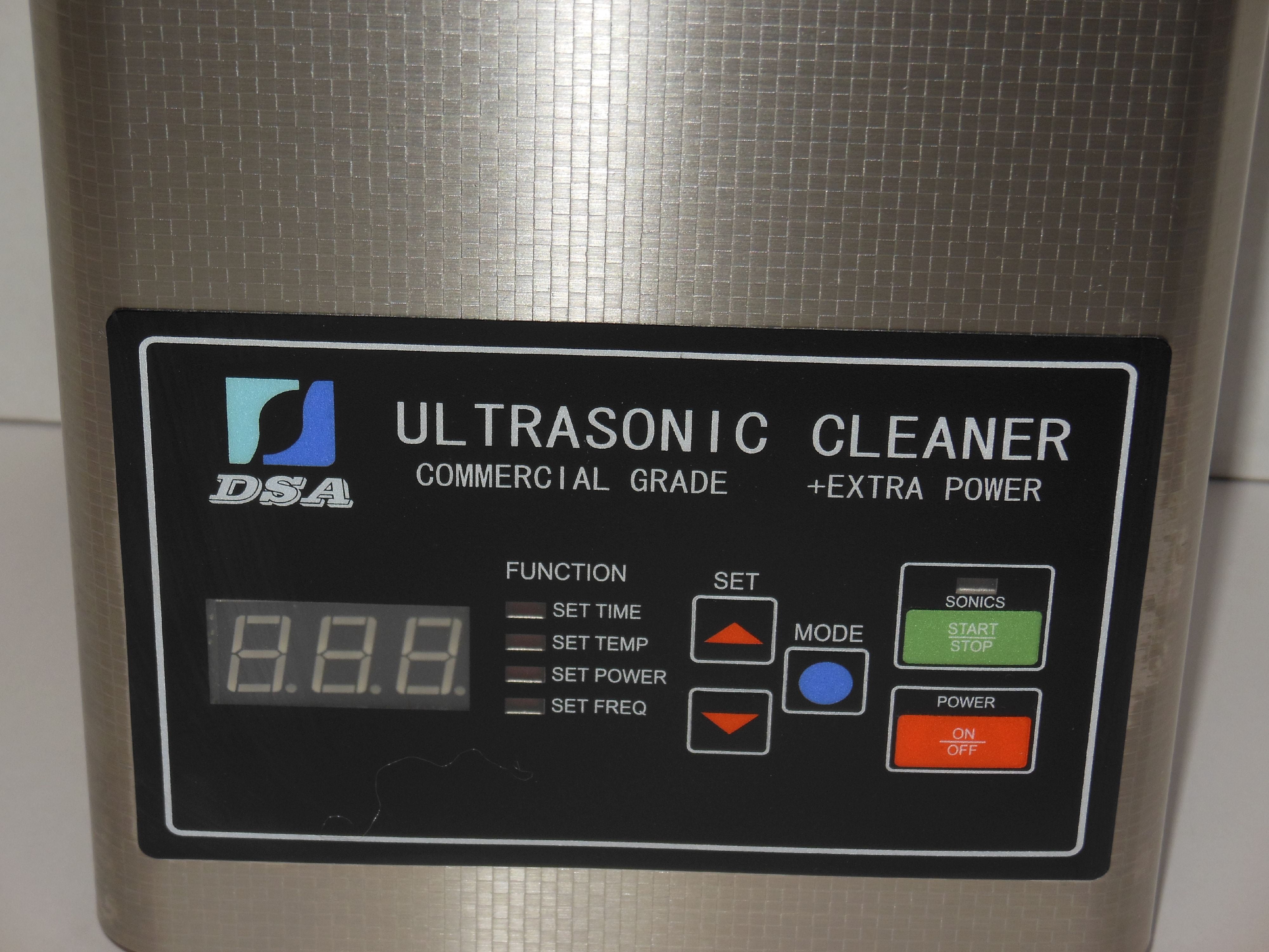 FULL SET: DSA70SE-GL2 3L 270W DUAL 20/40 KHz DIGITAL HEATED INDUSTRIAL ULTRASONIC PARTS CLEANER MACHINE