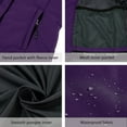 thumbnail image 5 of Wantdo Women's Windproof Skiing Jacket Cotton Padded Winter Snow Coat Raincoat Purple L, 5 of 7