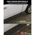 thumbnail image 5 of Homhougo—6.3 Inches Running Boards Compatible with 2015-2023 Ford F-150 SuperCrew Cab (4 Full-Size Doors), 2017-2022 Ford F-250 F-350 Super Duty Crew Cab Aluminum Side Steps Nerf Bars, 5 of 6