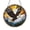 Acrylic 3.5 Inch, variant on Eagle Inspired Glass Window Panel with Mountain Landscape Scene, Wildlife Themed Light Catching Decor, Artistic Nature Glass Hanging for Home Window Display and Scenic Interior Styling