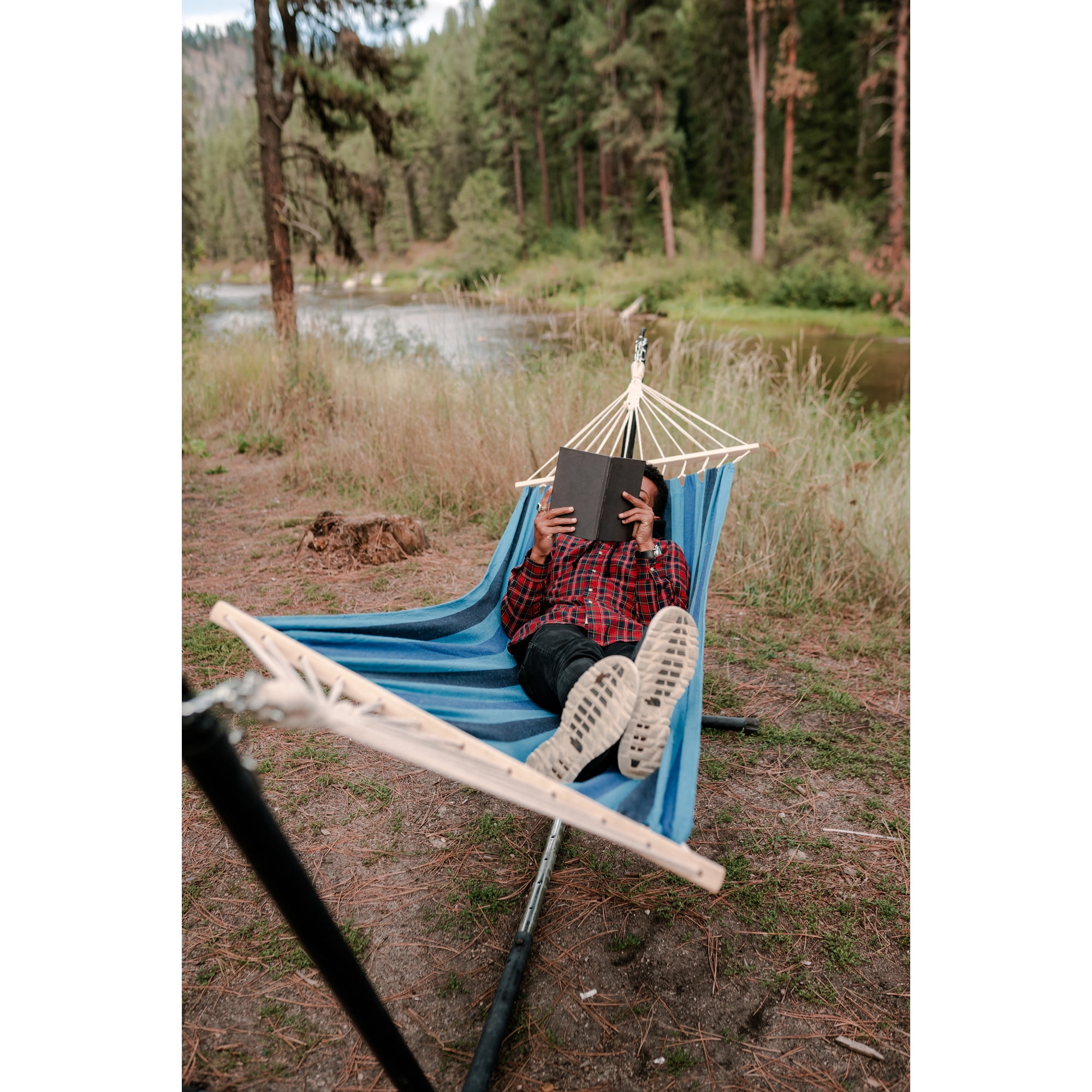Stansport Cotton Blend Bahamas Hammock - Blue
