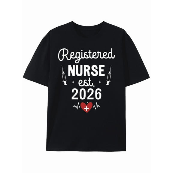 T-Shirt Registered Nurse Est. 2026 Graduation Gift T-shirt
