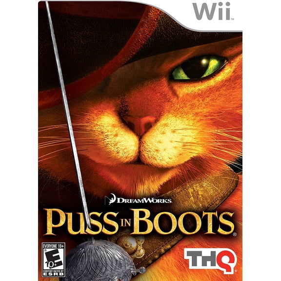 Puss in Boots - Nintendo Wii - Step into the boots for the Legendary Hero and Purrfect your Sword Savvy