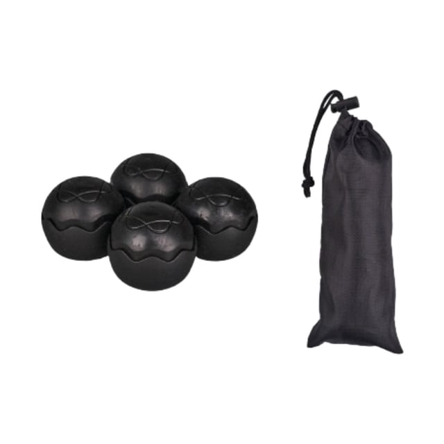 4 fundas para patas de silla Moon, almohadillas silenciosas para pies, antideslizantes, de repuesto Negro
