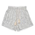 thumbnail image 2 of Womens Shorts Women Summer Sequins Shorts High Waist Casual Loose A Line Hot Pants Sparkly Clubwear Night-out Skorts Shorts For Women, 2 of 5