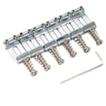 thumbnail image 3 of Musiclily Pro 10.5mm Steel Vintage Style Guitar Tremolo Bridge Saddles for Strat Style Electric Guitar, Chrome (Set of 6), 3 of 5