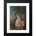 thumbnail image 2 of Charles-Joseph Flipart 18x24 Black Modern Framed Museum Art Print Titled - Autumn, 2 of 5