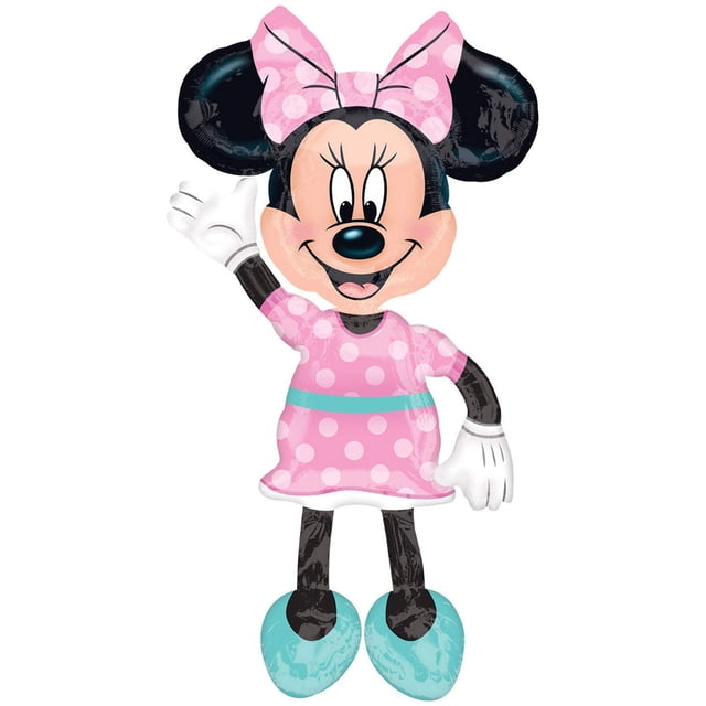 Globo de fiesta Amscan Anagram 34331 Minnie Airwalkers Rosa