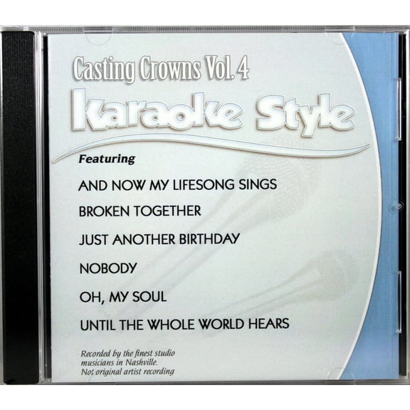Casting Crowns Volume 4 Christian Karaoke Style NEW CD G Daywind 6 Songs