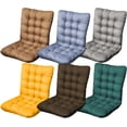 thumbnail image 6 of 27" Floor Folding Chair with Back Support, Padded Folding Gaming Sofa Chair, Cortable Gaming Chair Recliner Seat with Comfy Cushion, for Teens (Green, 70cm/27.56inch), 6 of 7