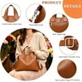 thumbnail image 5 of Sunyuer Crossbody Bags for Women Vegan Leather Top Handle Bag Trendy Handbags with Adjustable Strap, 5 of 7