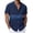 8-Dark Blue, variant on Telankuip Mens Hawaiian Style Print Shirts Summer Lapel Button down Short Sleeve Casual Style Shirt Loose Lightweight Breathable Beach Vacation and Daily Wear 30-Blue XL
