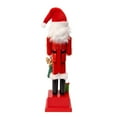 thumbnail image 3 of Kurt Adler Wooden 15-Inch Santa Calendar Nutcracker, 3 of 7