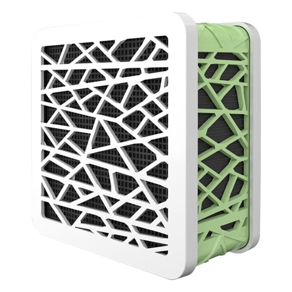 RKSTN Filtres à Café Réutilisables Matériau de Filtre pour Aquarium, Accessoires de Boîte de Matériau de Filtre, Ensemble Complet d'Anneau de Boîtier pour Aquarium, Pierre Volcanique, Charbon Actif, Intégré